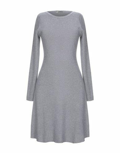 Cashmere Company Woman Mini dress Grey Wool, Cashmere, Nylon, Elastane Cover