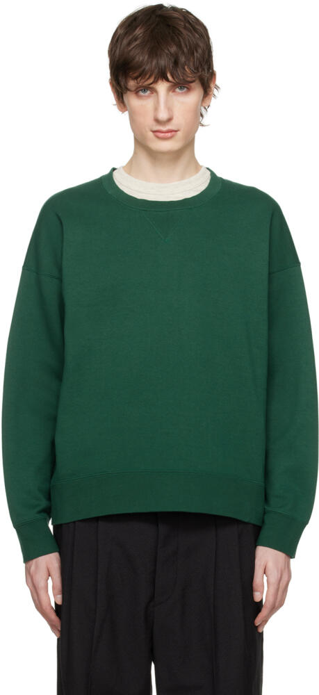 visvim Green Ultimate Jumbo SB Sweatshirt Cover