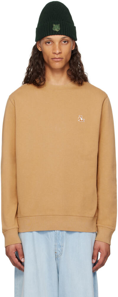 Maison Kitsuné Tan Chillax Sweatshirt Cover