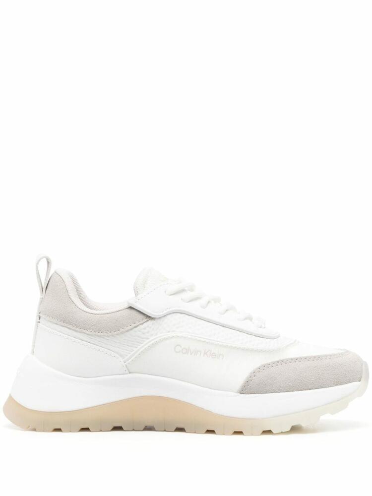 Calvin Klein low-top gradient sole sneakers - White Cover