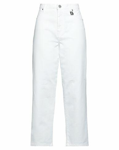 Gaëlle Paris Woman Jeans White Cotton Cover