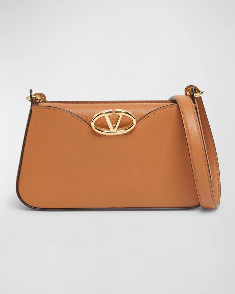 Valentino Garavani The Bold VLOGO Calfskin Leather Crossbody Bag Cover