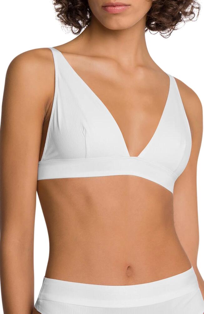 Wolford Beauty Triangle Bralette in 104 Pearl Cover