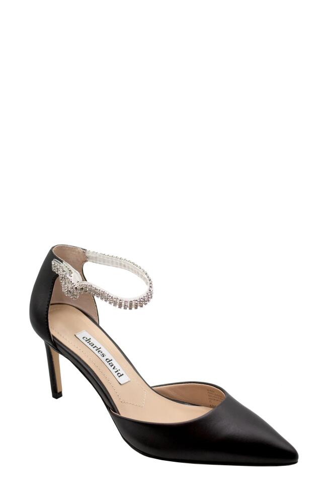 Charles David Acker d'Orsay Pump in Black-Le Cover