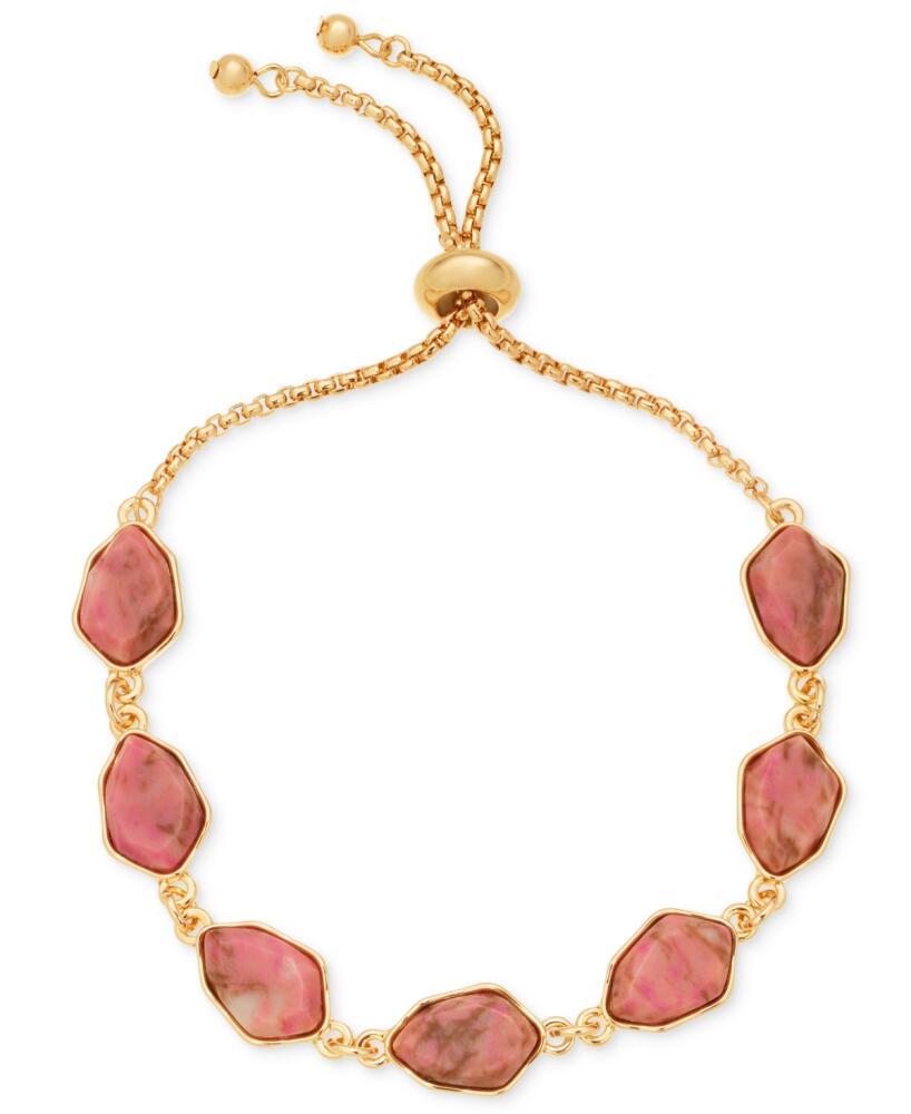 Style & Co Colored Stone Slider Bracelet, Created for Macy's - Pink Cover