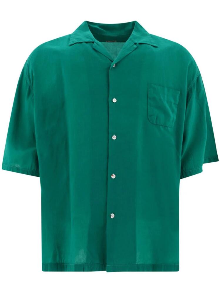 KAPITAL soft spread collar shirt - Green Cover