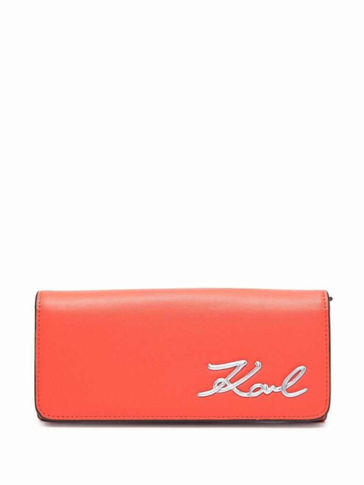 Karl Lagerfeld K/Autograph continental flap wallet - Red Cover