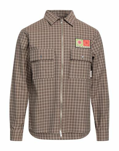 Rassvet Man Shirt Brown Cotton Cover