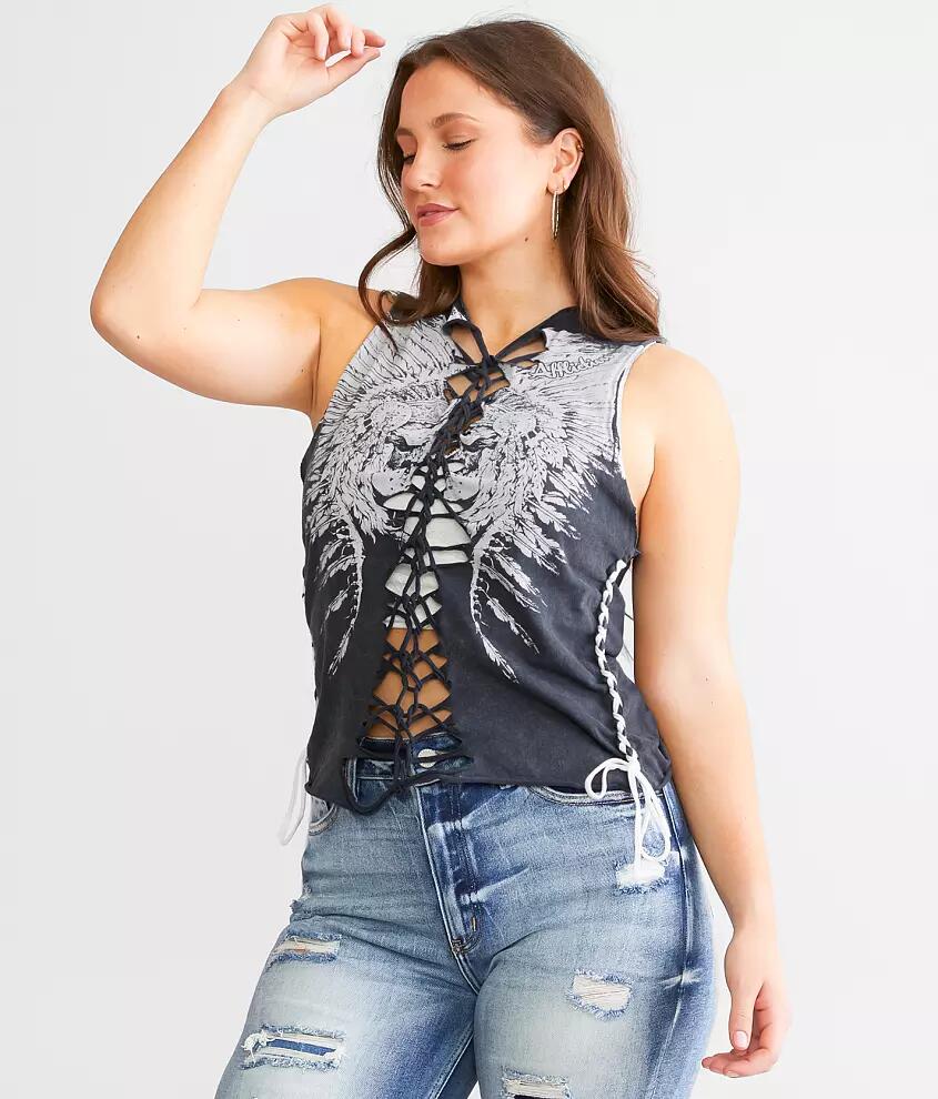 Affliction Tribal Scream Braided Tank Top Cover