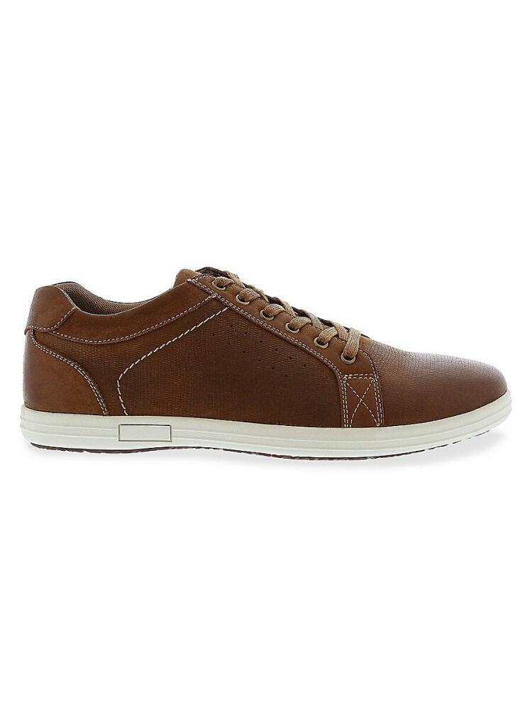 English Laundry Men's David Low-Top Leather Sneakers - Cognac Cover