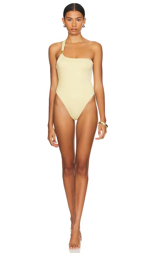 Camila Coelho Samara One Piece in Metallic Gold Cover