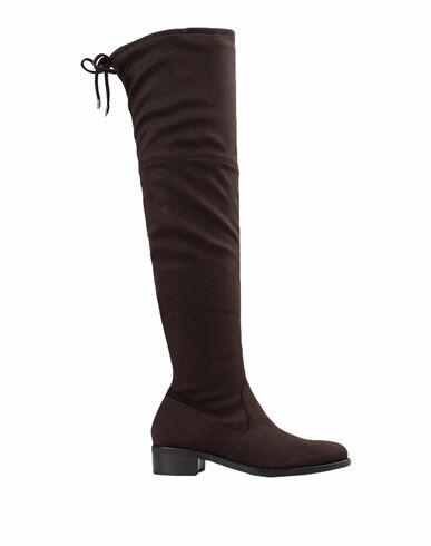 Bruno Premi Woman Boot Dark brown Synthetic fibers Cover