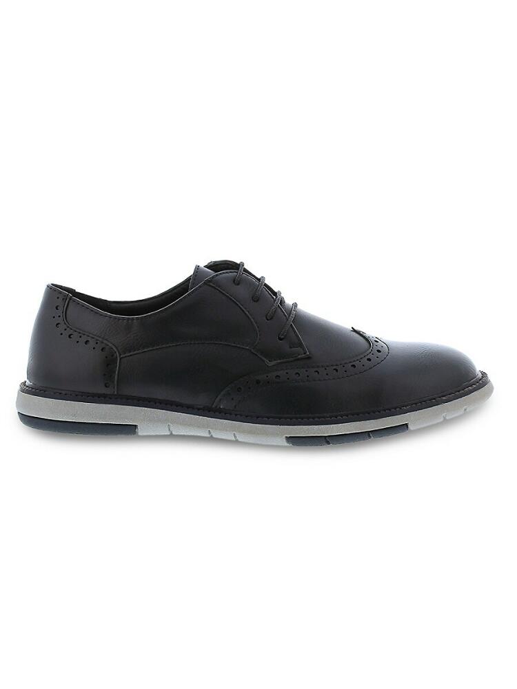 English Laundry Men's Ram Oxford Leather Brogues - Black Cover