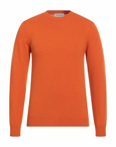 Wool & Co Man Sweater Orange Wool, Cashmere Cover