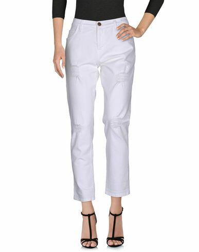 Current/elliott Woman Jeans White Cotton, Elastane Cover