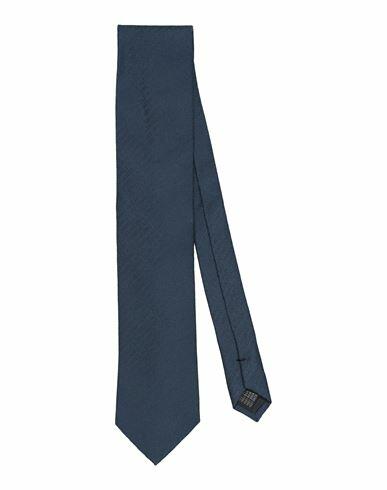 Grey Daniele Alessandrini Man Ties & bow ties Navy blue Silk Cover