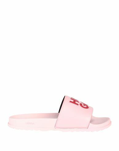 Hugo Woman Sandals Light pink Rubber Cover