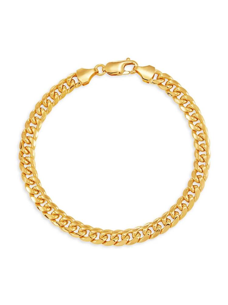 Saks Fifth Avenue Men's 14K Yellow Gold Miami Curb Chain Bracelet Cover