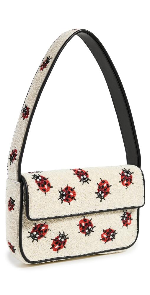 STAUD Tommy Beaded Bag Lady Bug Cover