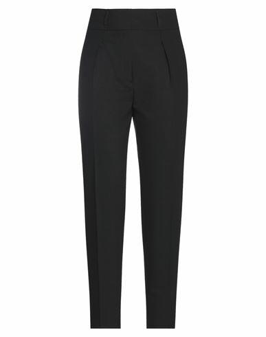 Max Mara Studio Woman Pants Black Virgin Wool, Elastane Cover