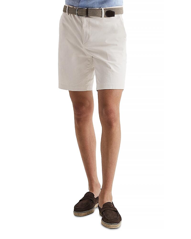 Reiss Wicket Cotton Blend Modern Fit Chino Shorts Cover