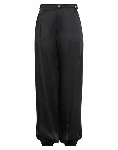 Amen Woman Pants Black Acetate, Viscose, Cotton Cover