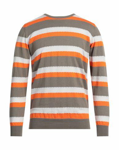 Rossopuro Man Sweater Orange Wool Cover