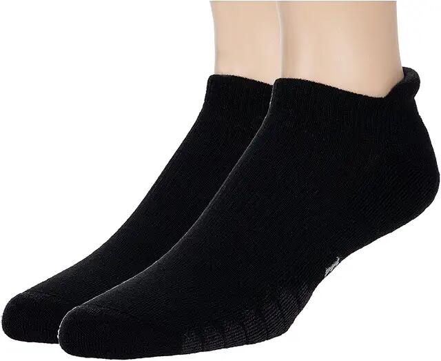 Eurosock Ace Cool No Show Tab 2-Pack (Black) No Show Socks Shoes Cover