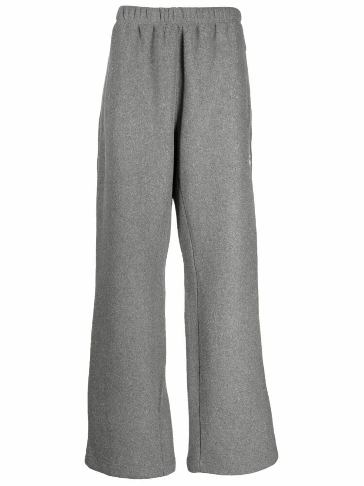 Alexander Wang logo-embroidered pull-on track pants - Grey Cover