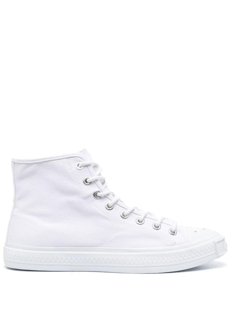 Acne Studios lace-up high-top sneakers - White Cover