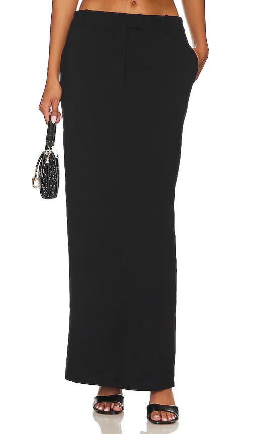 NBD Tia Maxi Skirt in Black Cover