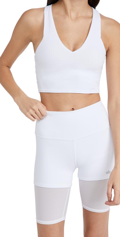 Alo Yoga Real Bra Tank White Cover