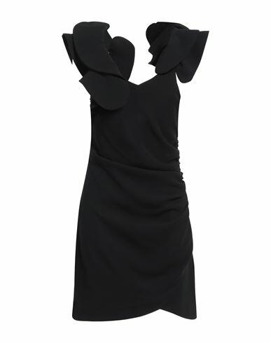 Gai Mattiolo Woman Mini dress Black Polyester, Elastane Cover