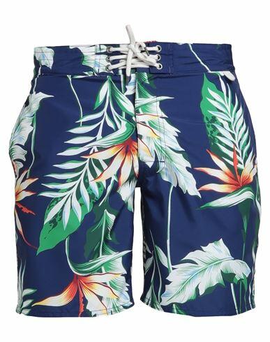 Polo Ralph Lauren Man Swim trunks Bright blue Polyester Cover