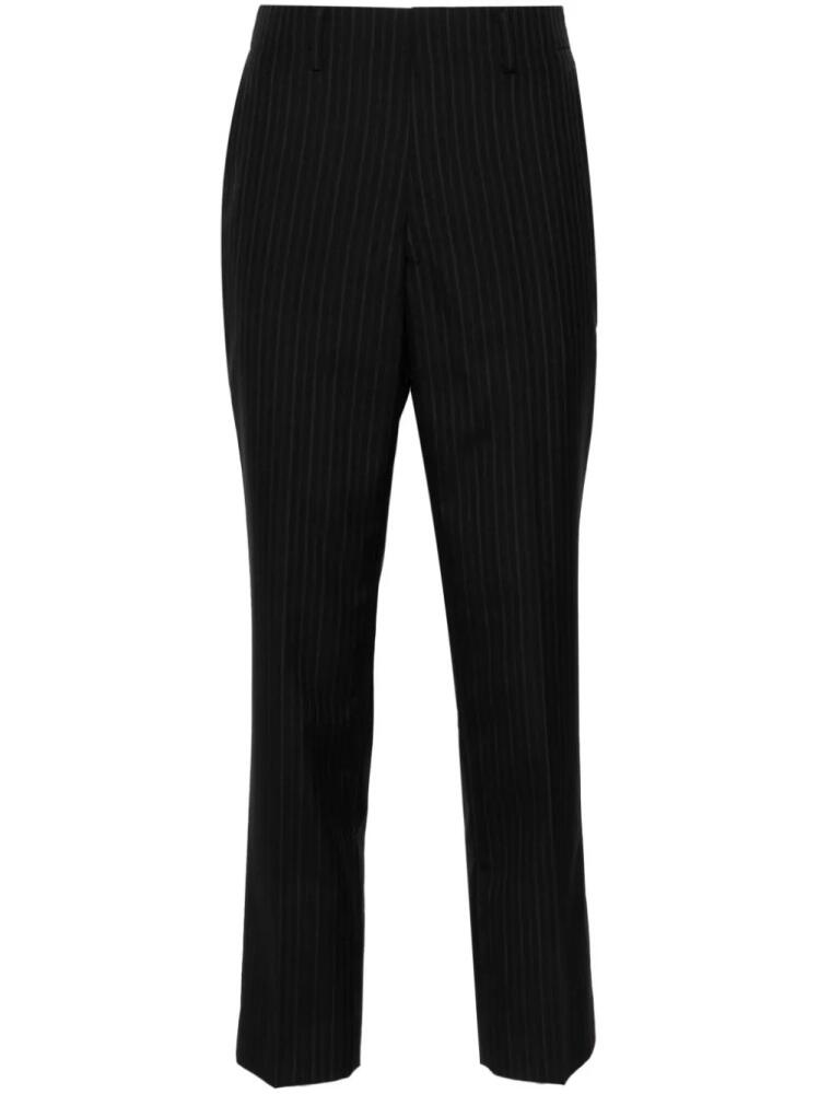 Junya Watanabe pinstripe slim-cut tailored trousers - Black Cover