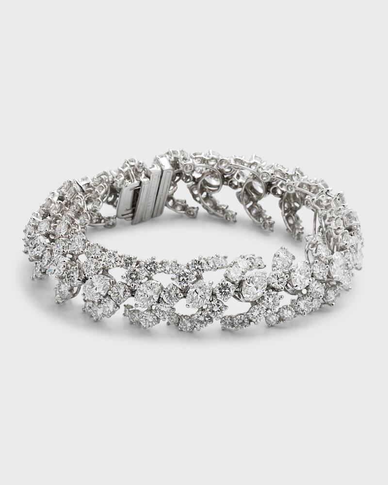 NM Estate Estate Platinum Diamond Flex Bracelet Cover