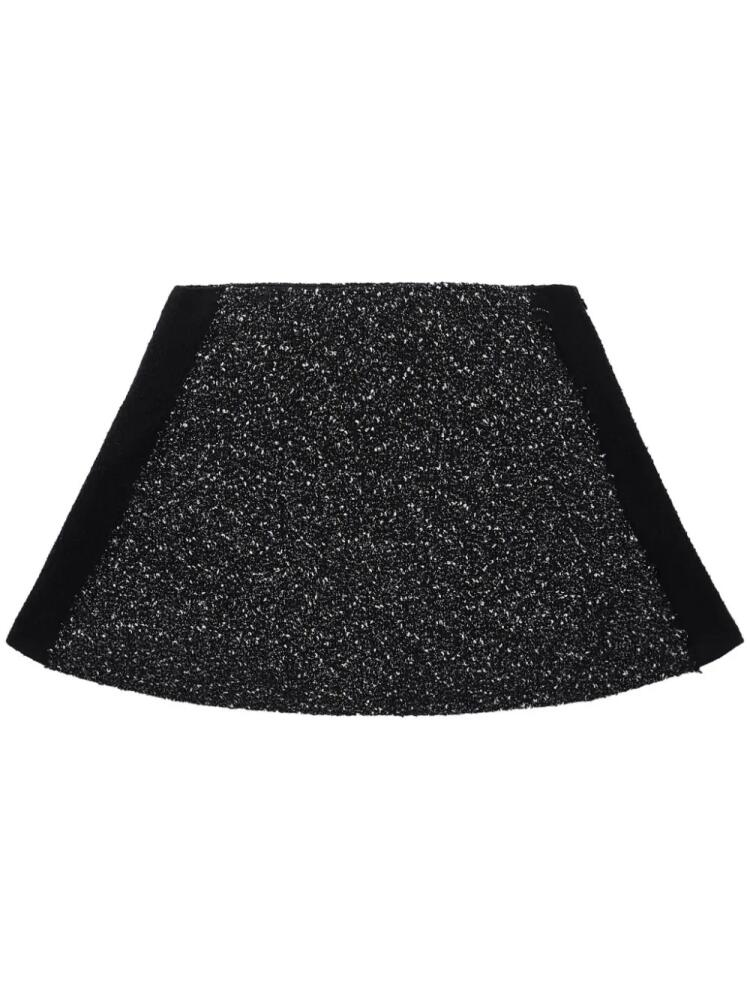 rag & bone Elsie A-line tweed miniskirt - Black Cover