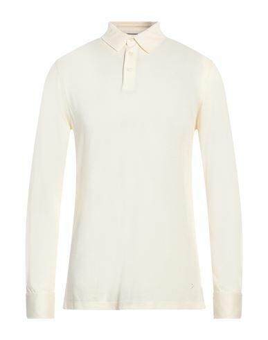 Hackett Man Polo shirt Ivory Cotton Cover