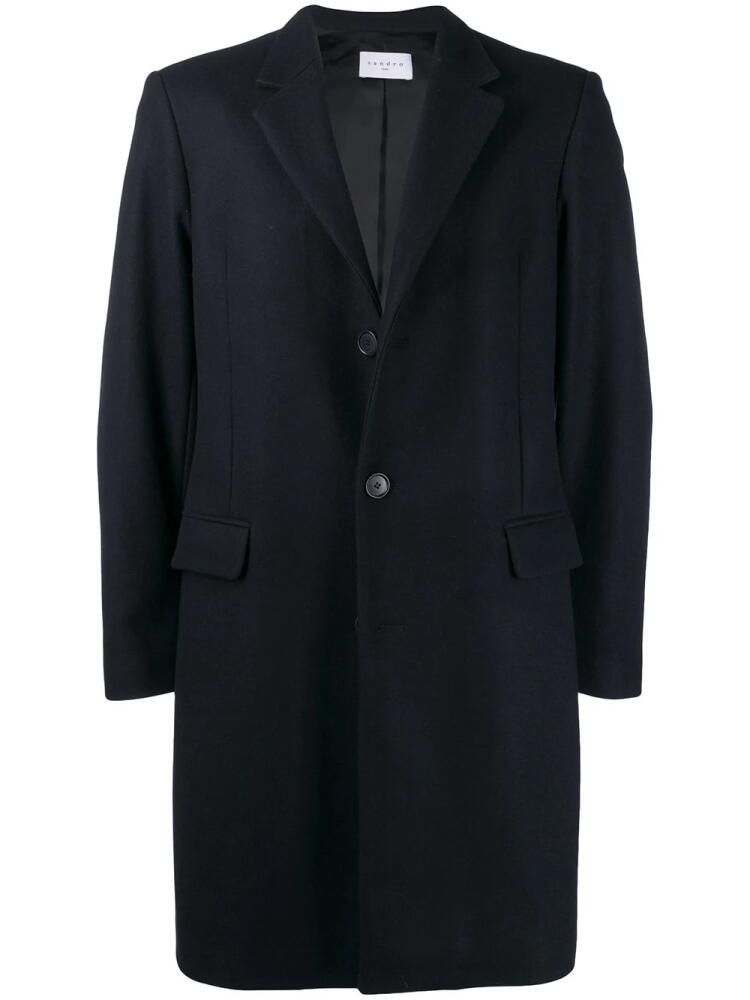 SANDRO Apollo coat - Blue Cover