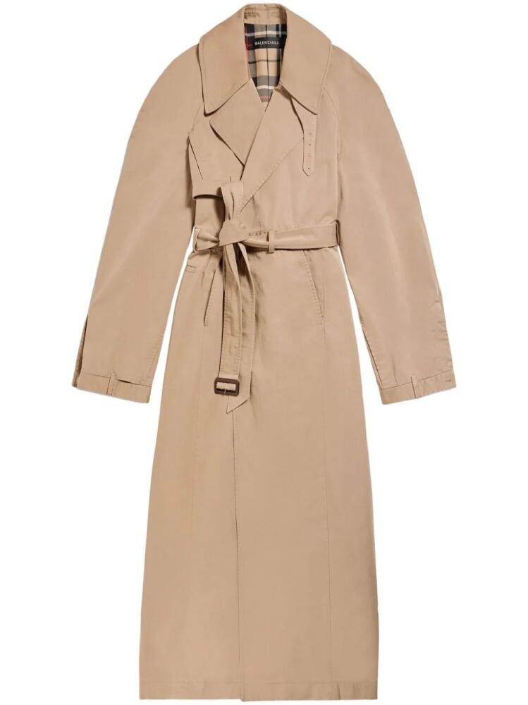 Balenciaga deconstructed-design trench coat - Neutrals Cover