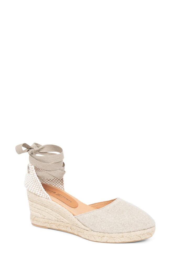 patricia green Leon Espadrille Lace-Up Wedge in Natural Cover