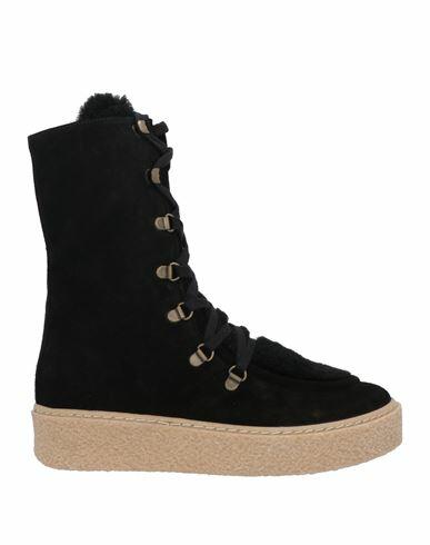 Paola Ferri Woman Ankle boots Black Shearling Cover