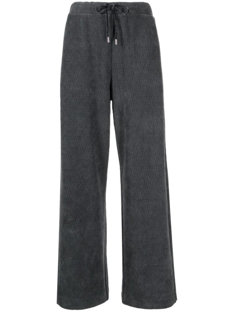 tout a coup herringbone-pattern track pants - Grey Cover