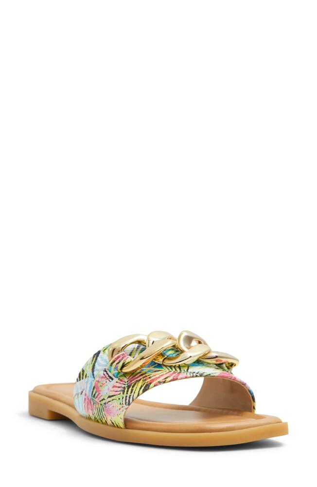 ALDO Ezie Slide Sandal in Bright Multi Cover