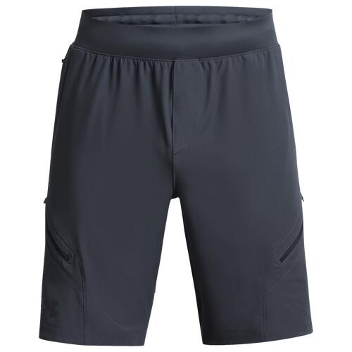 Under Armour Unstoppable Cargo Shorts - Mens Downpour Gray/Black Cover