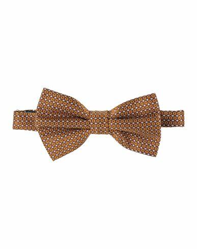 Grey Daniele Alessandrini Man Ties & bow ties Camel Silk Cover