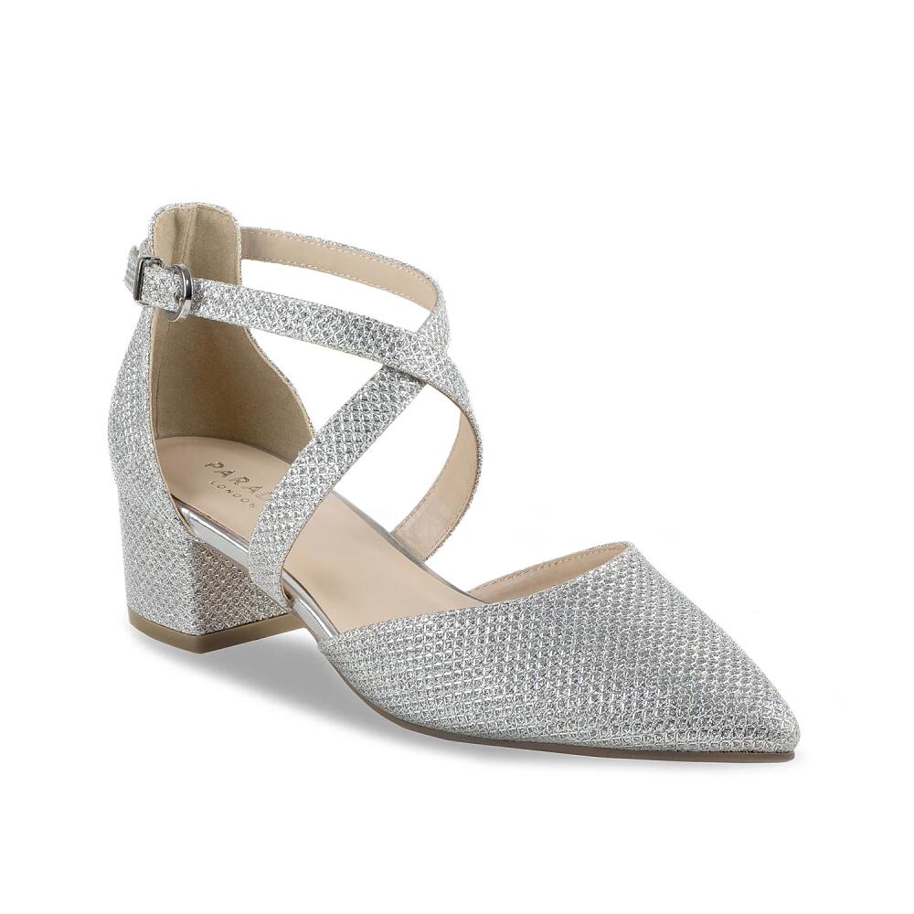 Paradox London Francis Pump | Women's | Silver Metallic Cover