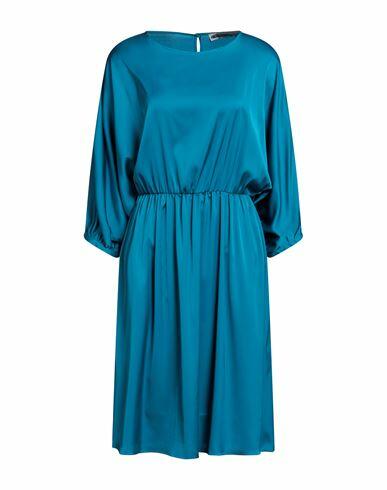 Biancoghiaccio Woman Mini dress Deep jade Polyester, Elastane Cover