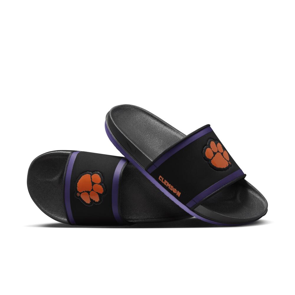 Nike Men's Offcourt (Clemson) Slides in Black Cover