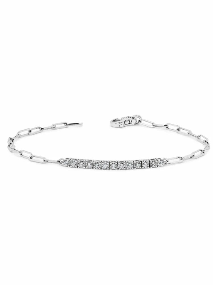 Jewels Aficionado 18kt white gold diamond bracelet - Silver Cover